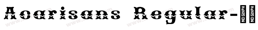 Acarisans Regular字体转换